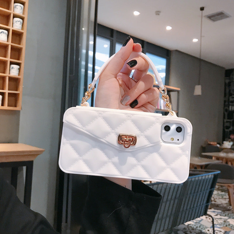 Crossbody Wallet Case with Card Holder & Long Strap – iPhone Case
