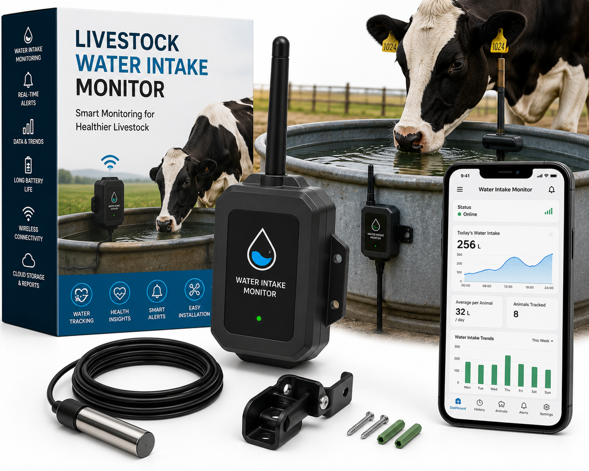 Livestock Water Intake Monitor