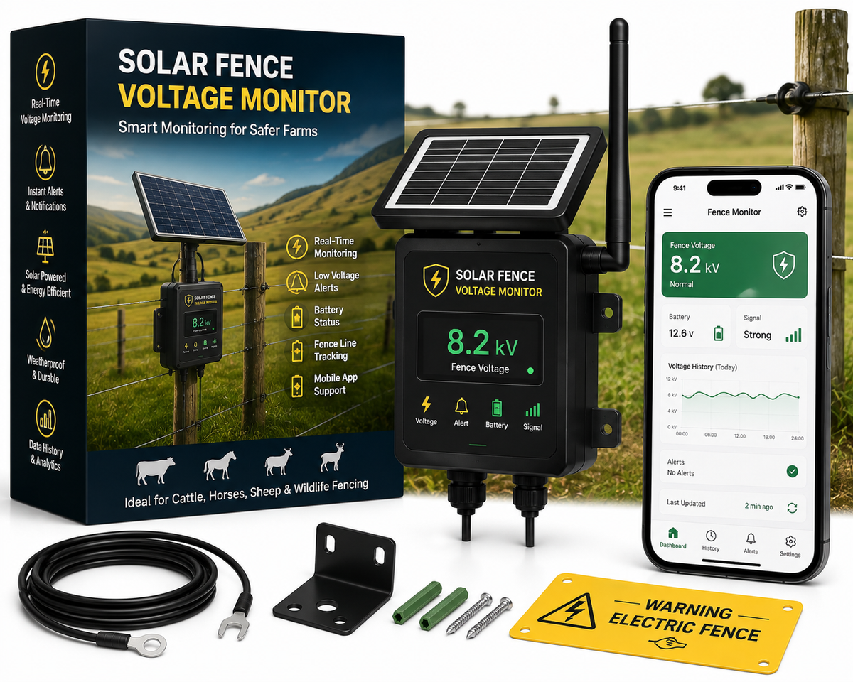 Solar Fence Voltage Monitor