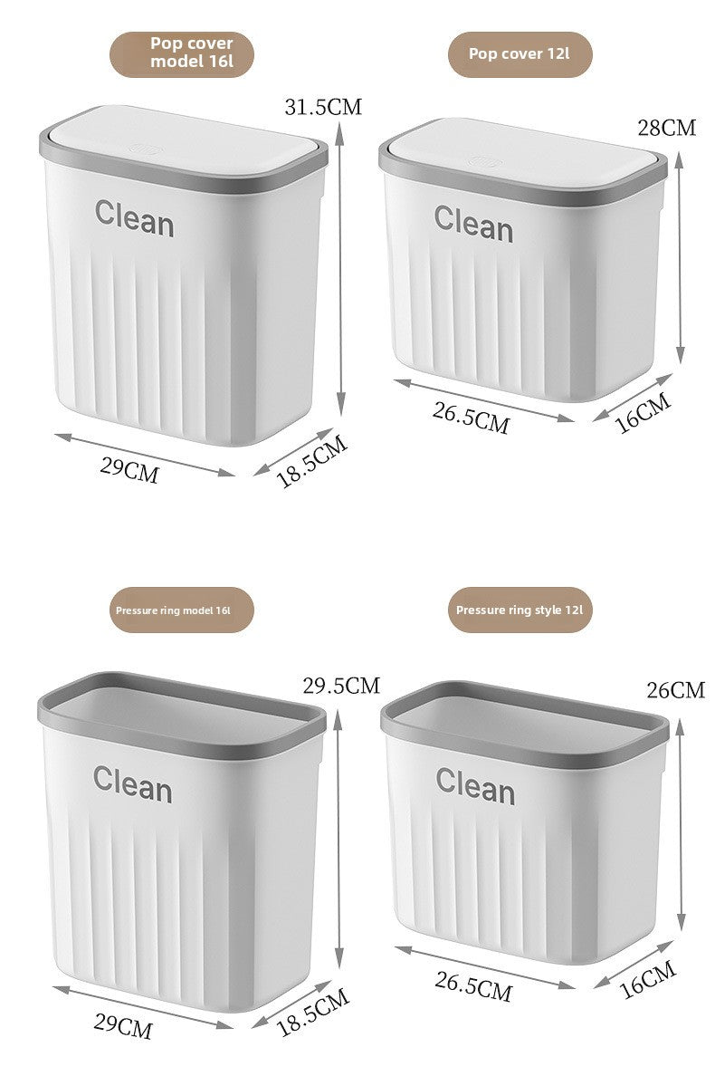 Multifunctional Wall-Mounted Kitchen Trash Can