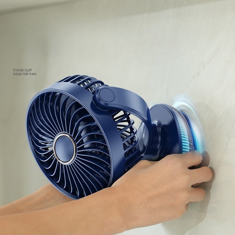 Rechargeable Wall-Mounted & Desktop Mini Fan