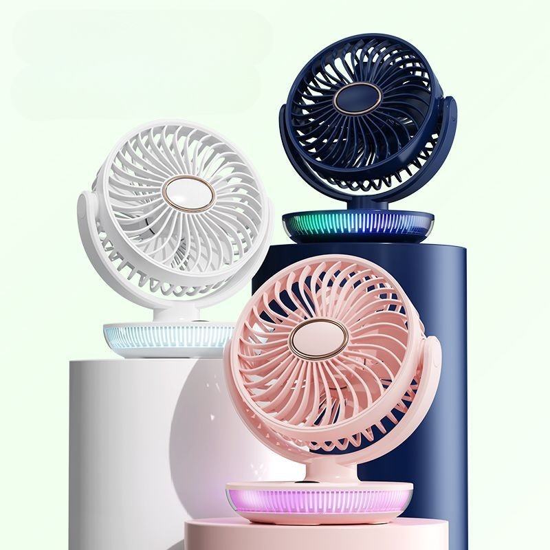 Rechargeable Wall-Mounted & Desktop Mini Fan