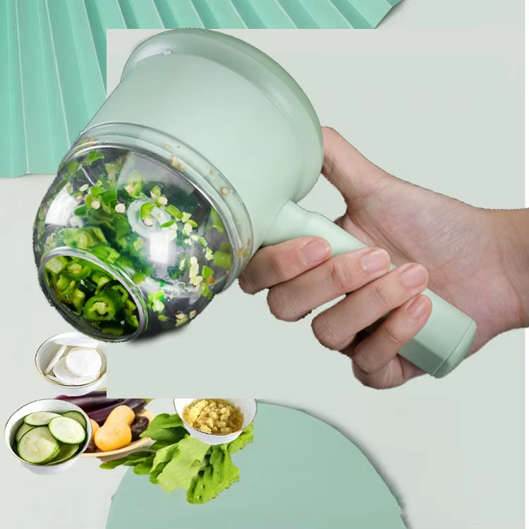 4-in-1 Handheld Electric Vegetable Cutter