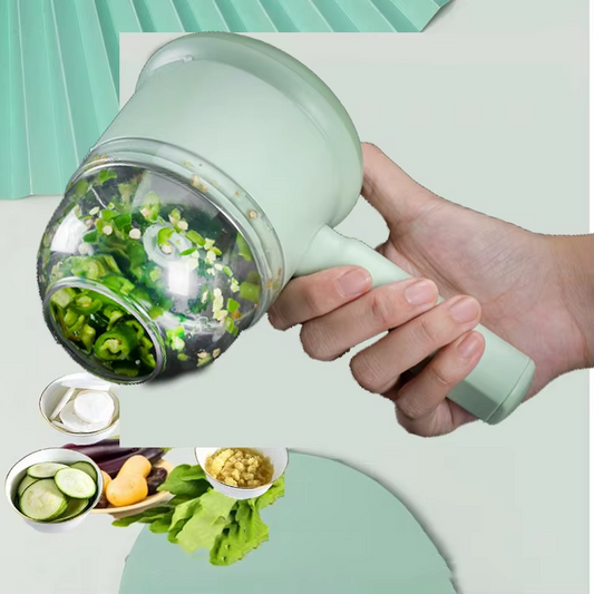 4-in-1 Handheld Electric Vegetable Cutter