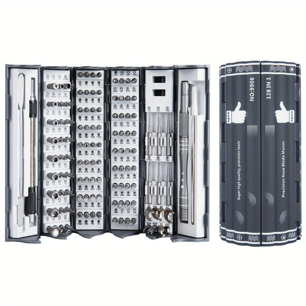 128-in-1 Magnetic Screwdriver Repair Tool Kit