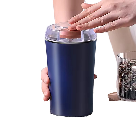 Title: Portable Electric Stainless Steel Spice & Nut Grinder