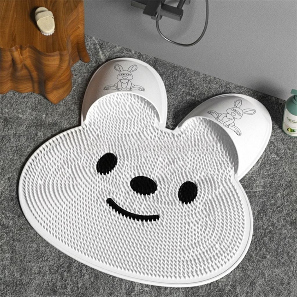 Silicone Foot Scrubber Mat for Bathroom – Foot Cleaning & Massage