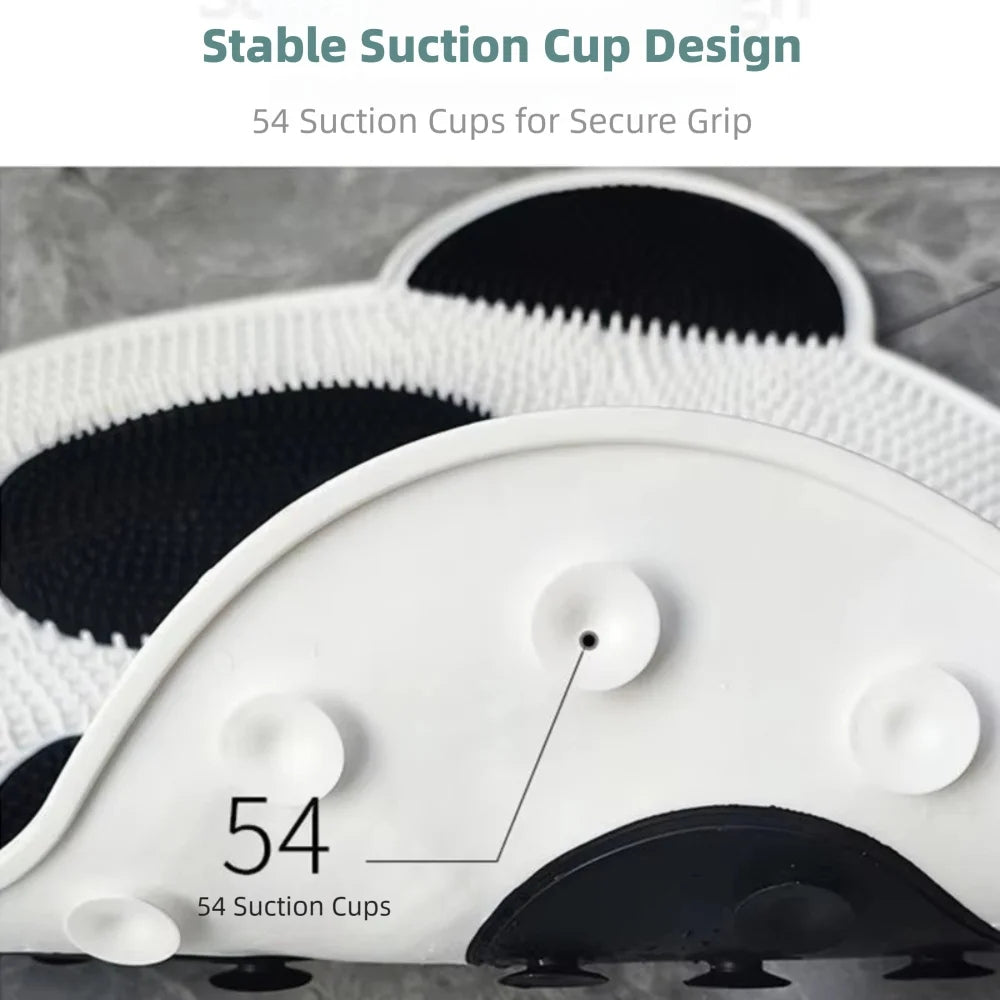Panda Silicone Back & Foot Scrubber