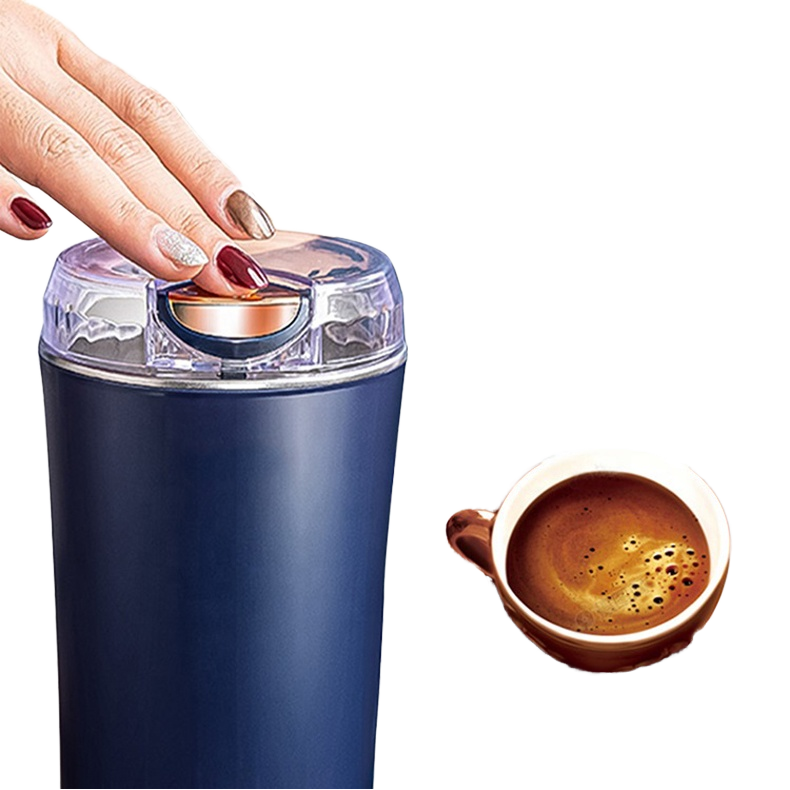 Title: Portable Electric Stainless Steel Spice & Nut Grinder